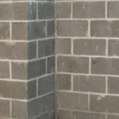 Unfinished basement wall 150x150