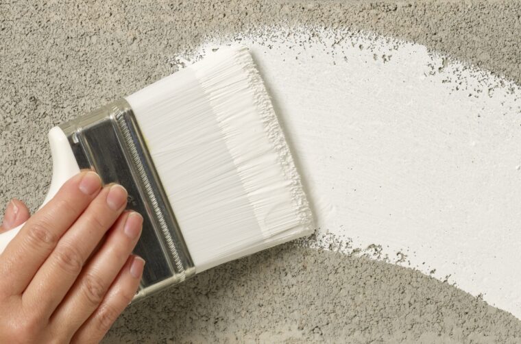 Drylok brush for post