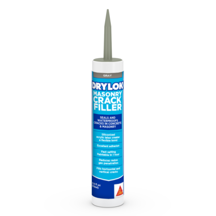 This picture shows a 10.5 fl oz sized DRYLOK Masonry Crack Filler.