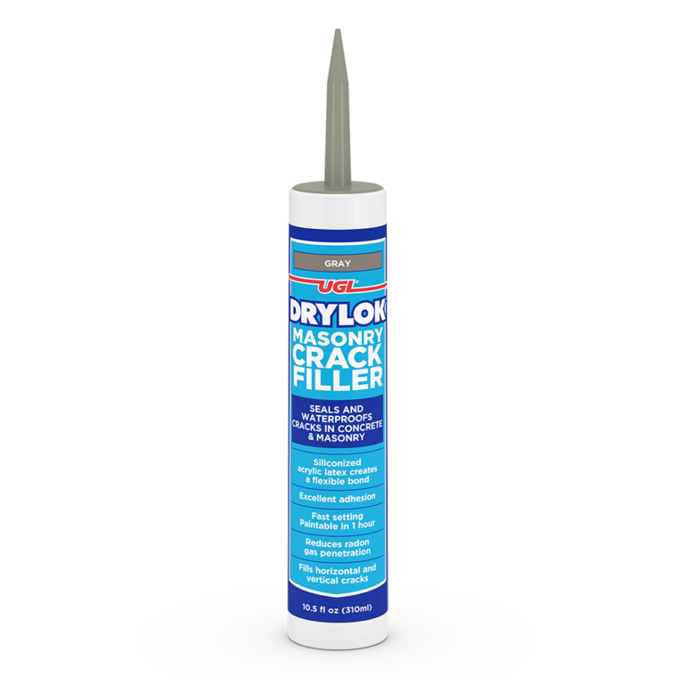 This picture shows a 10.5 fl oz sized DRYLOK Masonry Crack Filler.