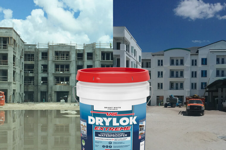 Drylok stucco before after