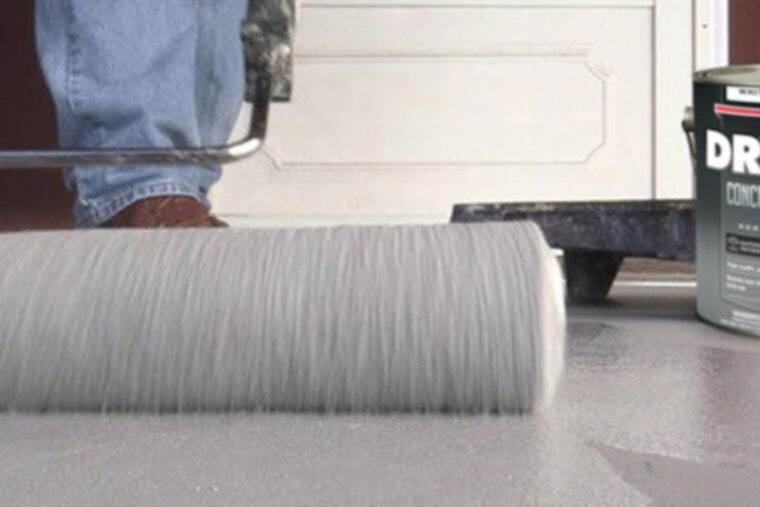 Latex concrete floor paint